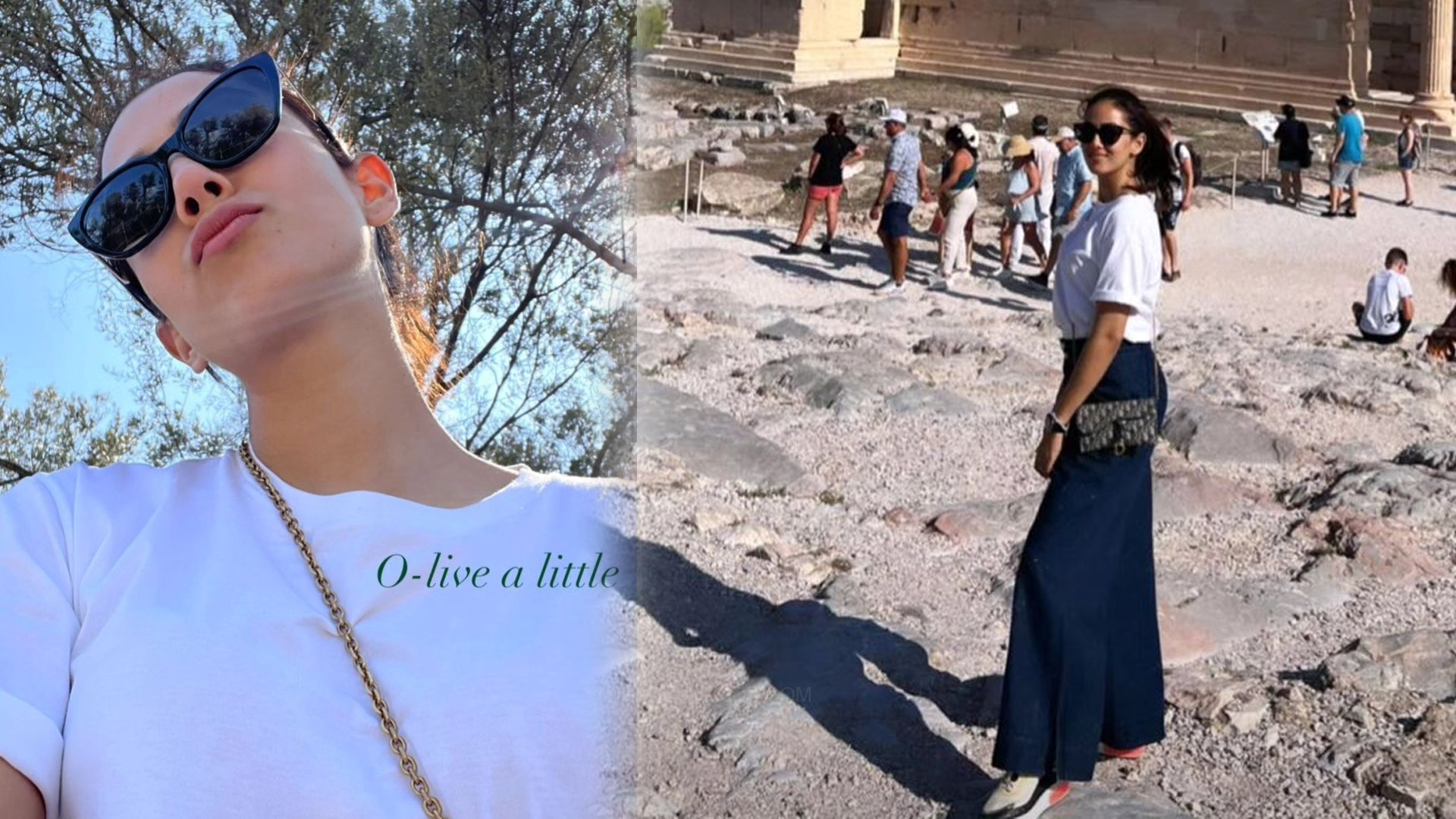 Yesterday, Mira Rajput shared a series of photos from her visit to the Erechtheion in Athens