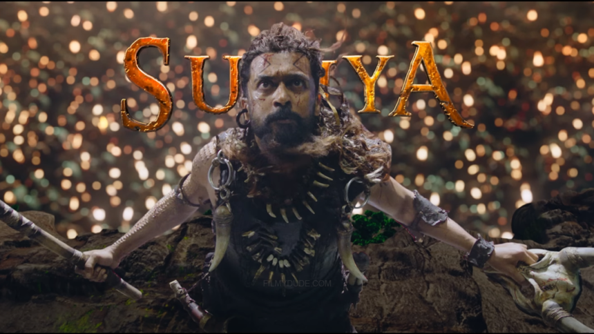 Kanguva Glimpse- Suriya's Unrecognizable Warrior Look in Fantasy Film